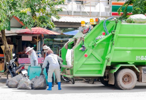 Professional waste collection truck