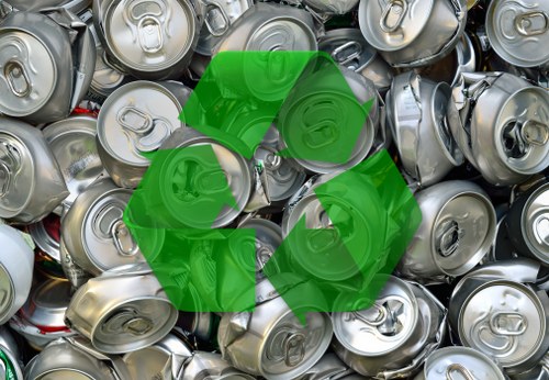 Environmental sustainability with recycling skips